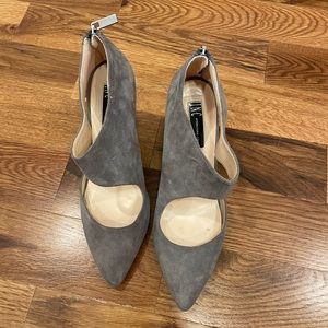 Grey Suede INC Stiletto Heel - Size 9